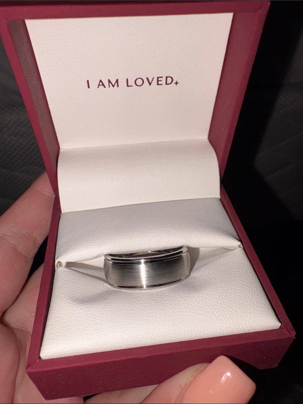 Men's Silver Stainless Steel Wedding Band Ring